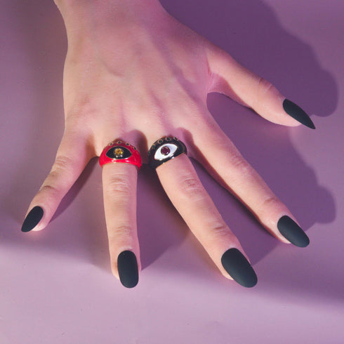 Evil Eye Signet Ring